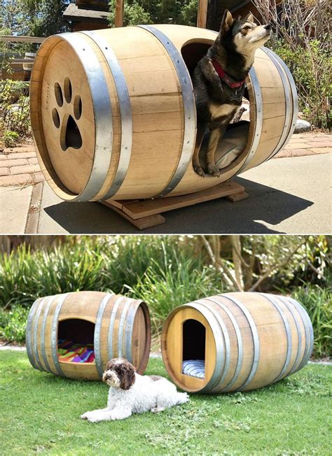 metal barrel dog house|barrel dog house kit.